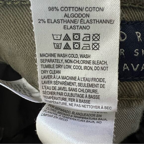 Lucky Brand Ava Mid Rise Super Skinny Jeans Size 0 Ankle Zipper Clean Girl Fall - Picture 9 of 9